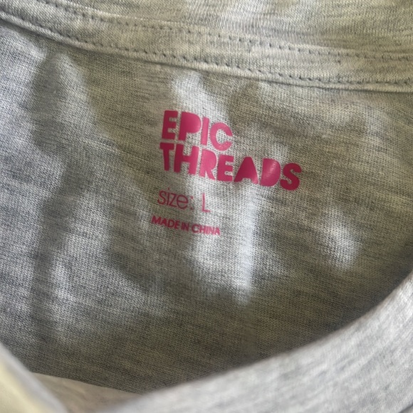 Girls Kids Large Epic Thread Sequin Heart Top - Picture 4 of 5